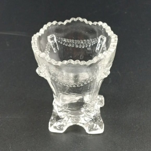 Degenhart Glass Colonial Drape Trinket Paperweight Toothpick Vtg - Picture 2 of 6